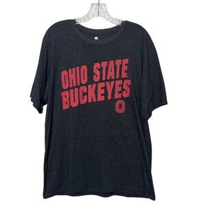 Colosseum Ohio State Buckeyes TShirt Mens Gray Red Large